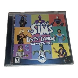 EA Games The Sims Livin' Large Expansion Pack (PC, 2000) READ